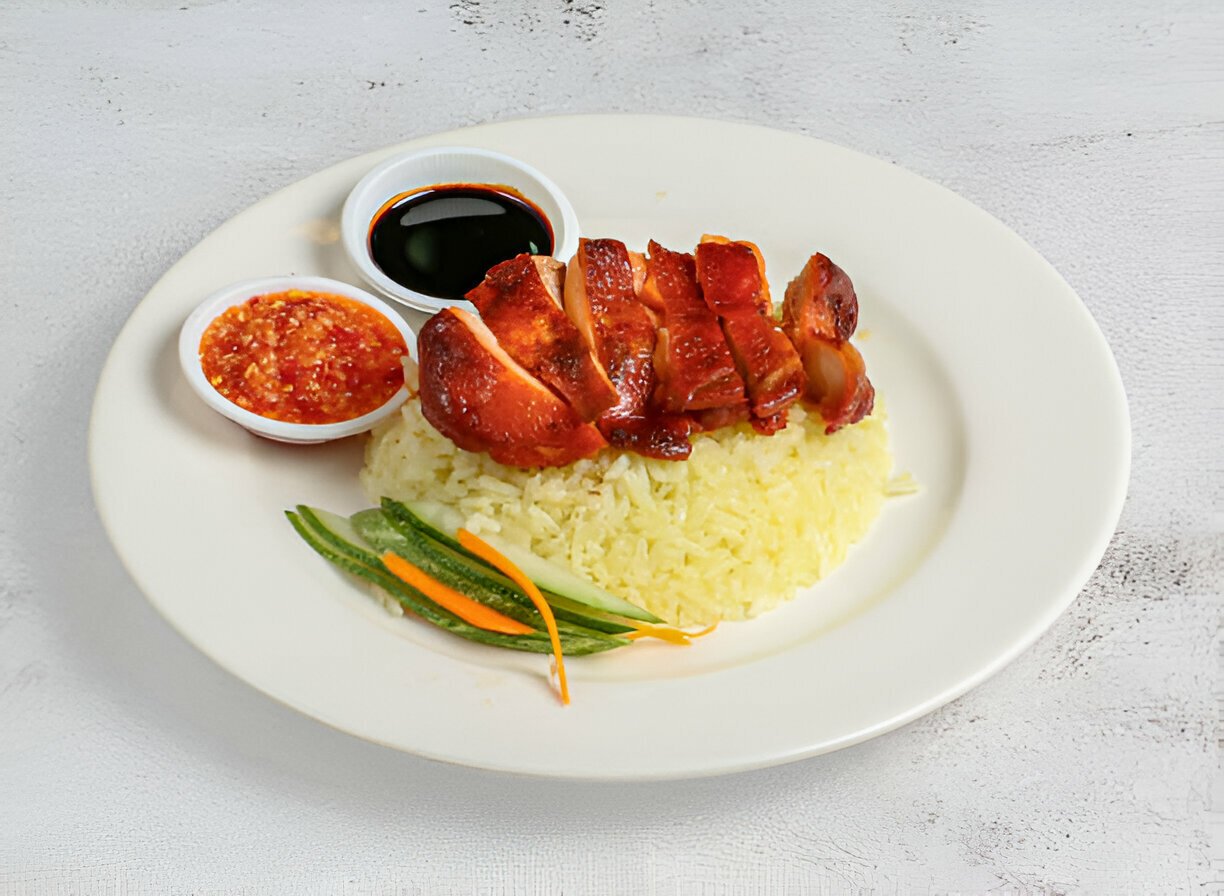Char Siew Rice food