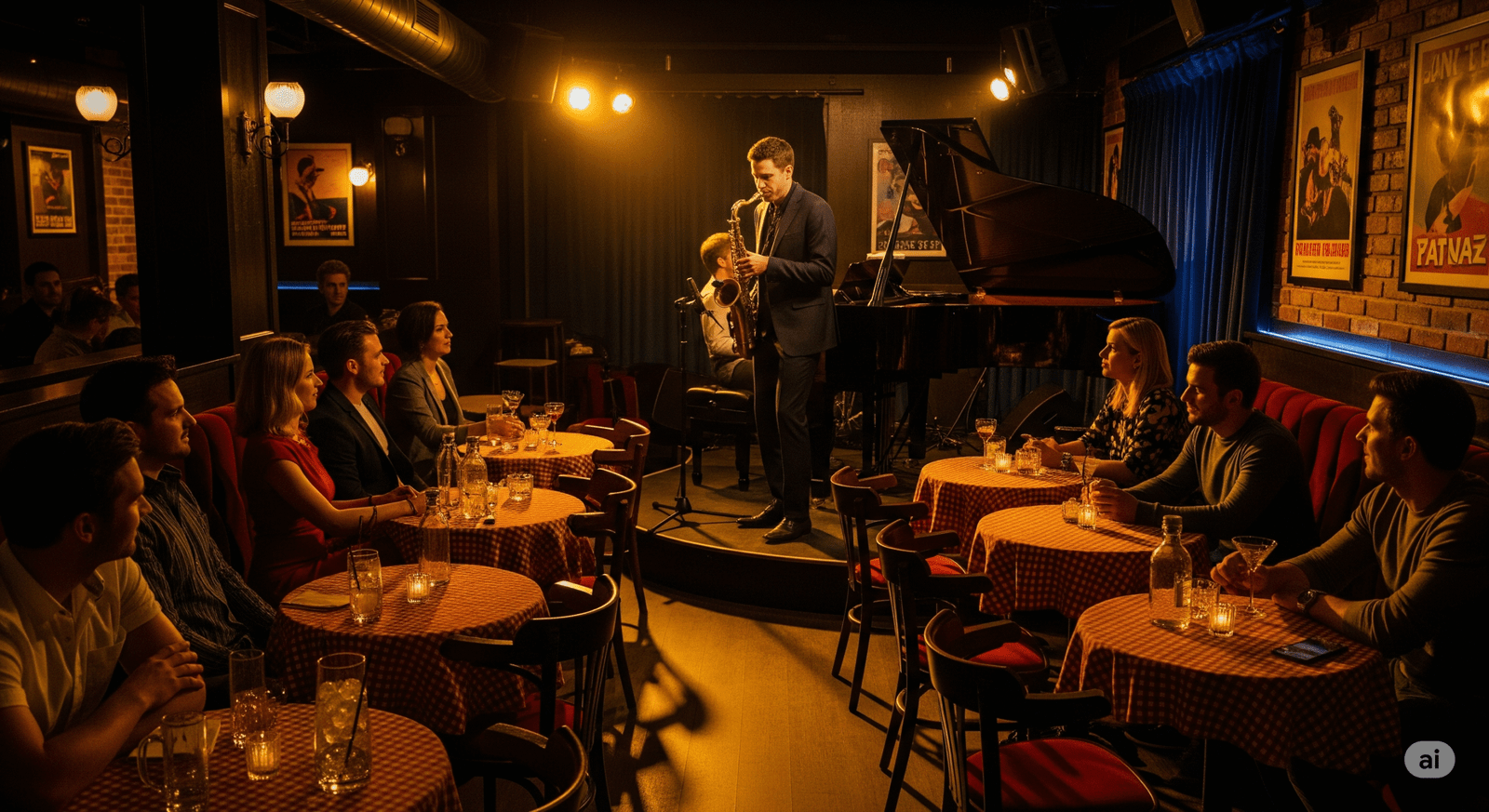 Jazz musician performing at intimate Bukit Bintang nightlife venue with live entertainment