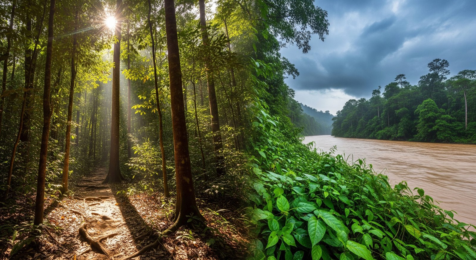 Taman Negara National Park seasonal comparison showing best time to visit for optimal hiking trails and wildlife